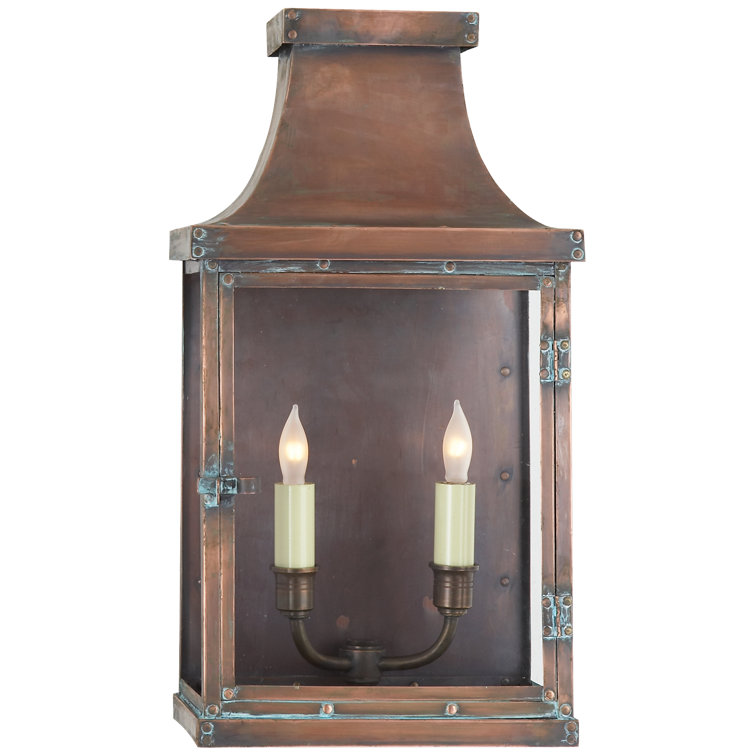 Bedford Vintage Copper 18" Energy Star Outdoor Wall Lantern
