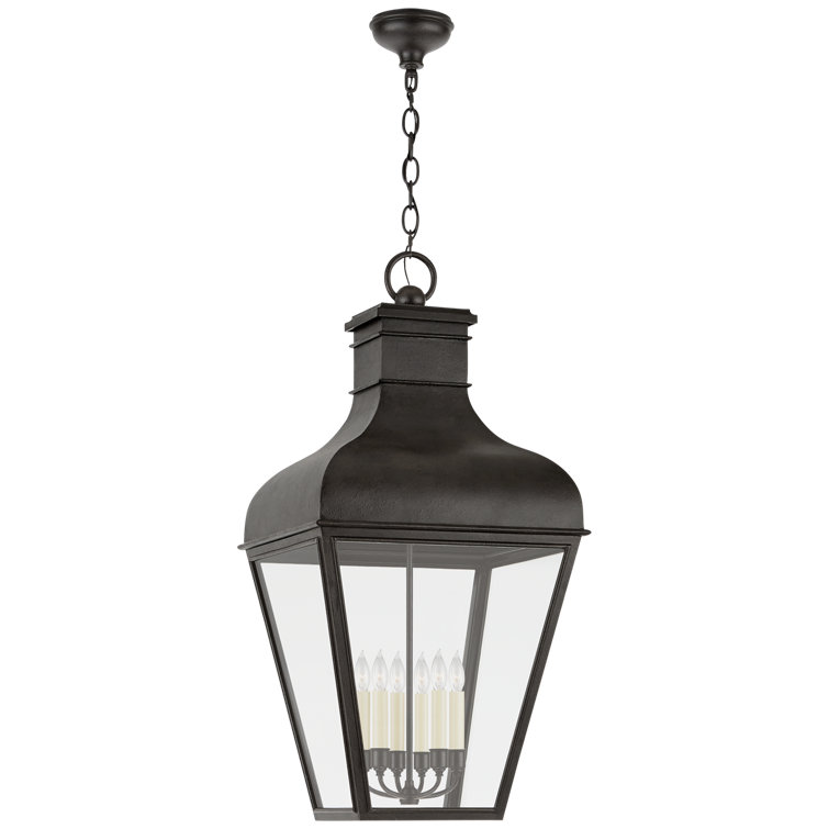 Fremont Elegance 45" French Rust LED Indoor/Outdoor Hanging Lantern