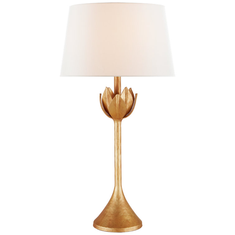 Alberto Edison 32'' Antique Gold Leaf Outdoor Table Lamp