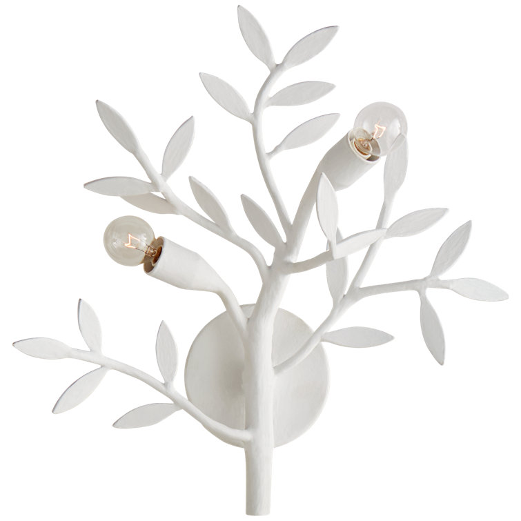 Mandeville Plaster White Dimmable Energy Star Wall Sconce