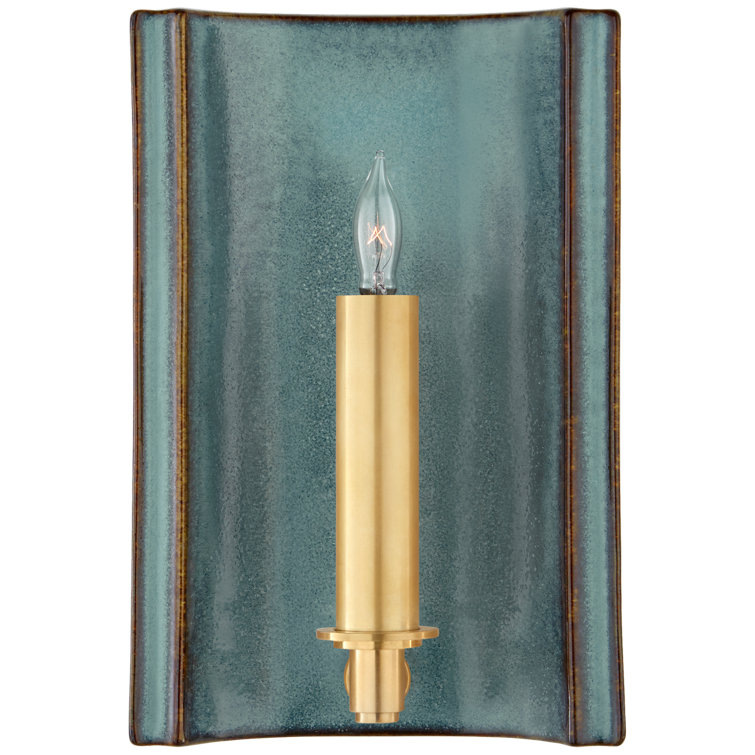 Leeds 10.5" White Ceramic Dimmable Wall Sconce