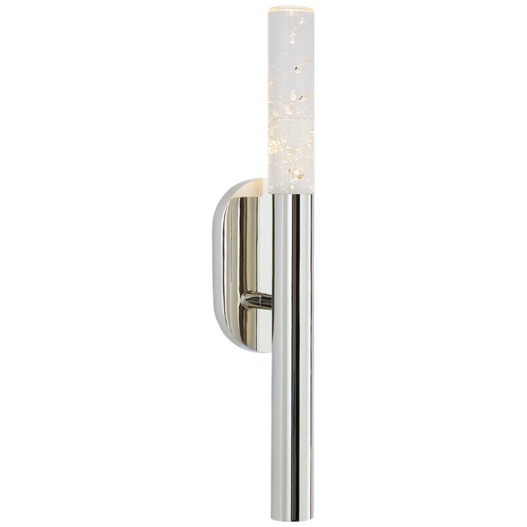 Rousseau Polished Nickel Outdoor LED Bath Sconce