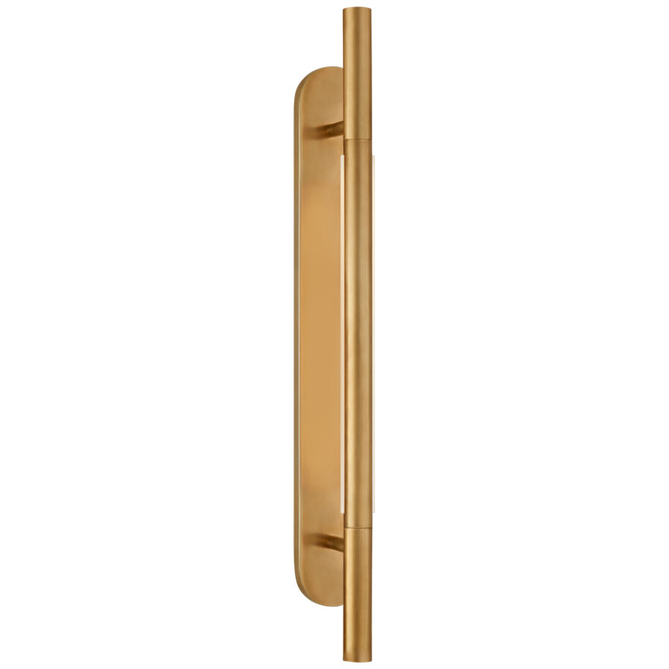 Rousseau Antique-Burnished Brass Dimmable LED Wall Sconce