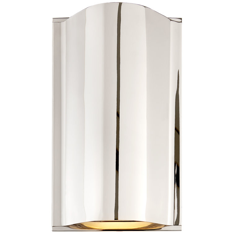 Polished Nickel 11.5" Dimmable LED Wall Sconce