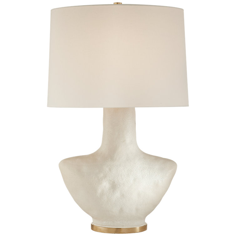 Edison 28" White Ceramic Outdoor Table Lamp