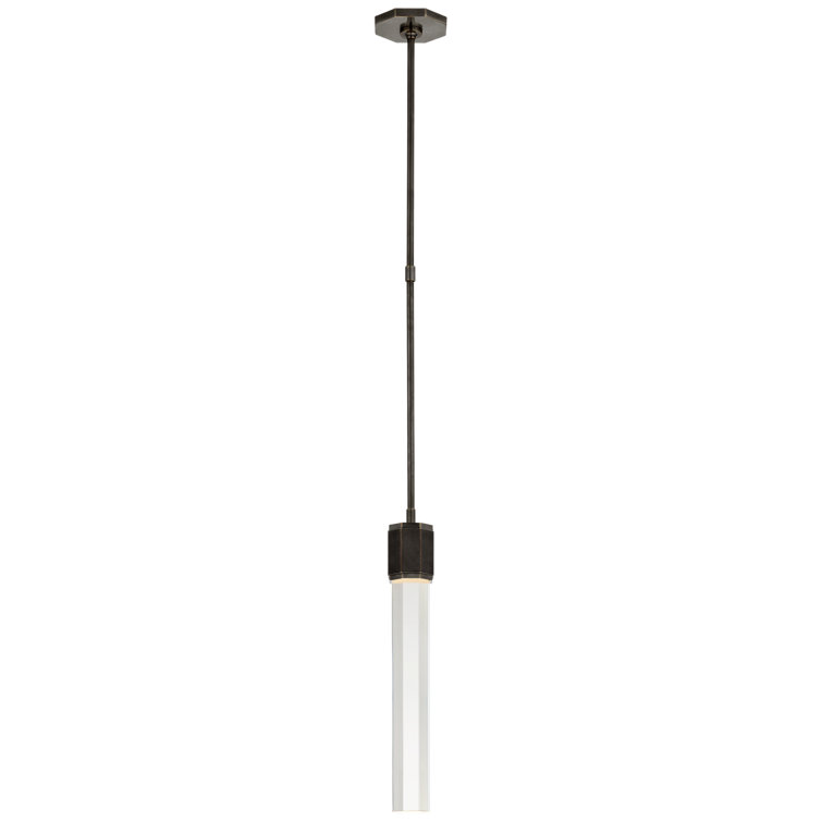 Fascio Bronze Crystal LED Indoor/Outdoor Pendant Light