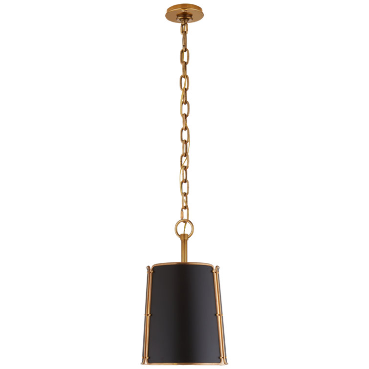 Hastings Polished Nickel 18" Indoor/Outdoor Drum Pendant Light