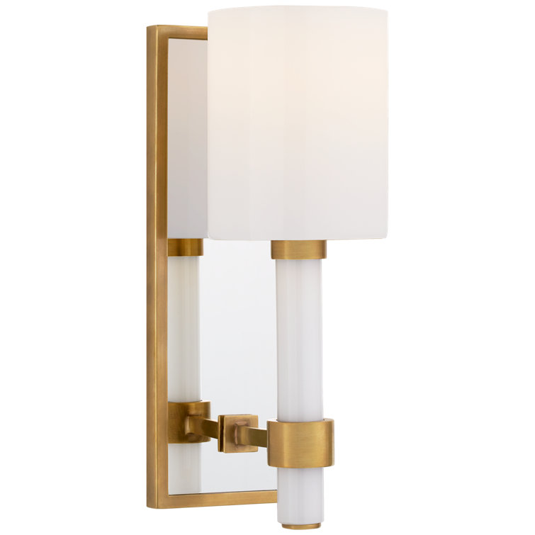 Suzanne Kasler Inspired 11.5" Antique Brass Dimmable Outdoor Sconce