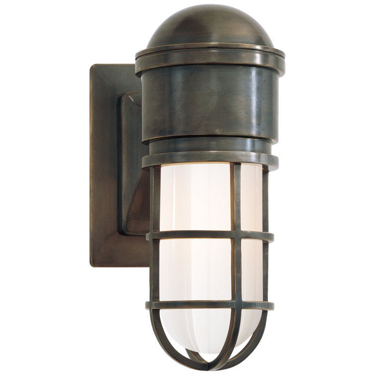 Bronze and Black Outdoor Dimmable Wall Light
