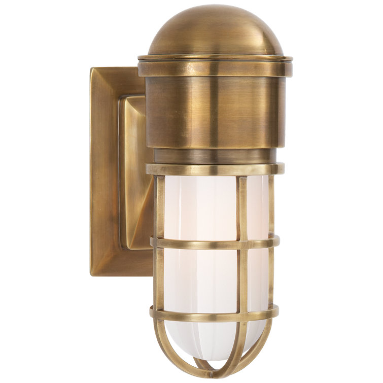 Marine Hand-Rubbed Antique Bronze Outdoor Bath Sconce