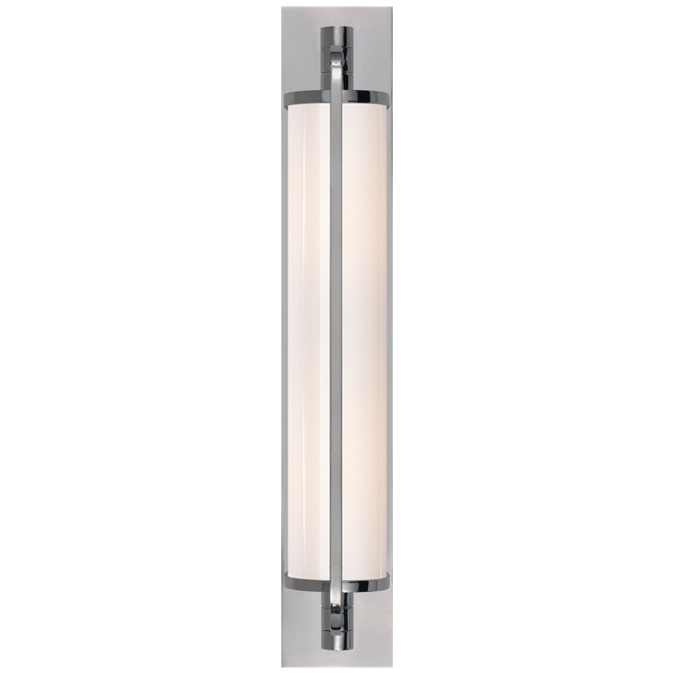 Keeley Chrome 21" Outdoor Dimmable Wall Sconce