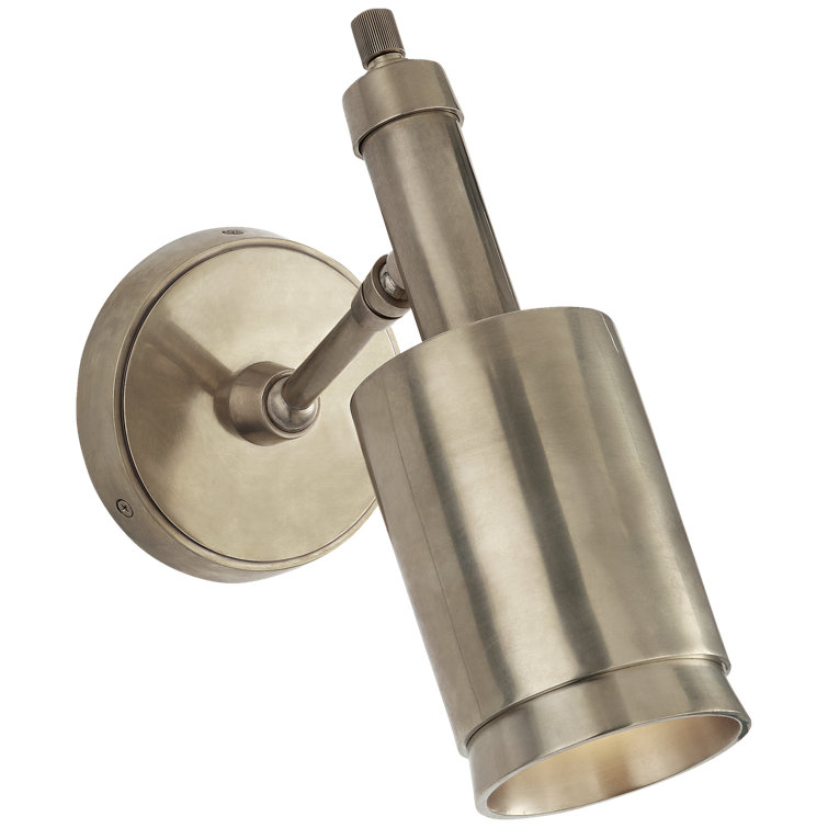 Anders 10.75'' Black and Antique Nickel Dimmable Sconce