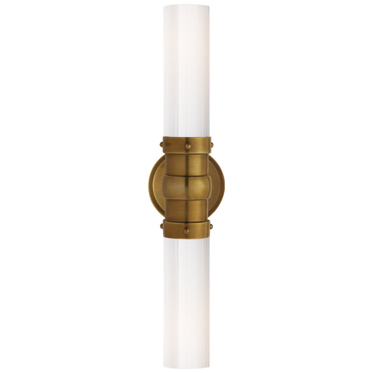 Hand-Rubbed Antique Brass Outdoor Dimmable Sconce