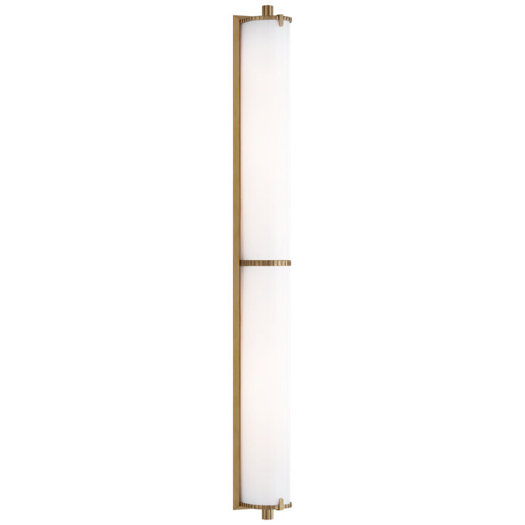 Calliope Hand-Rubbed Antique Brass Outdoor Vanity Light 32.75"