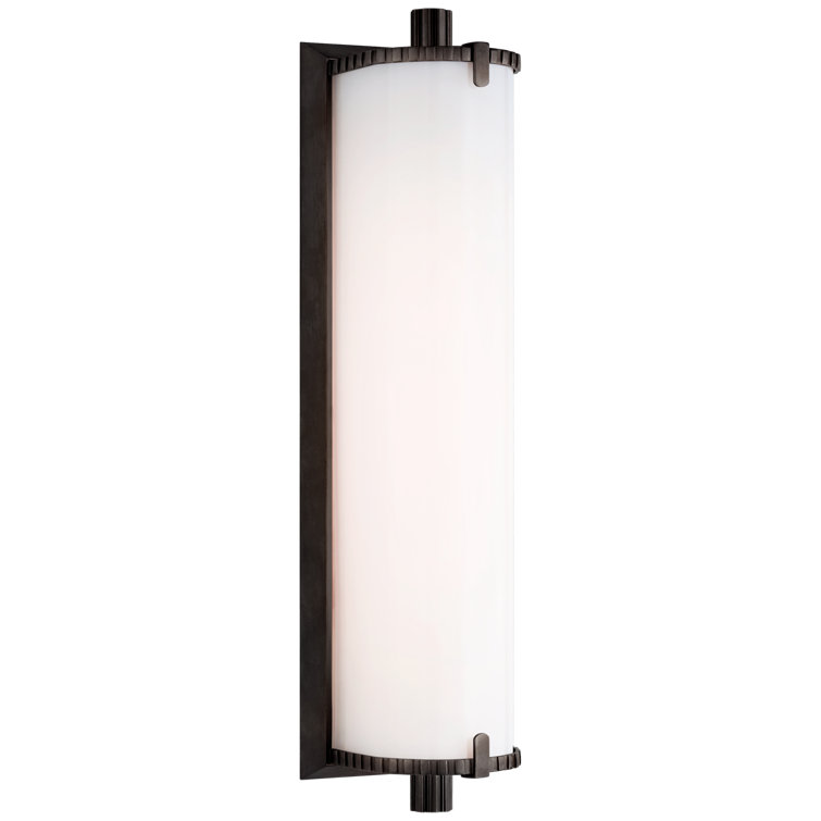 Calliope Regency Bronze 14" Outdoor Dimmable Bath Light