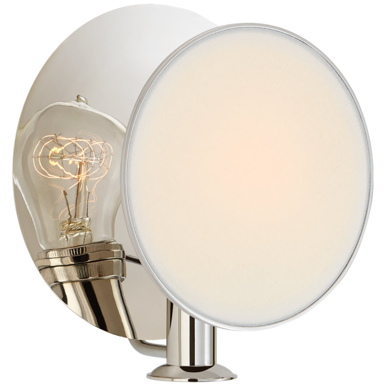 Osiris 10'' Polished Nickel Dimmable Wall Sconce, Energy Star