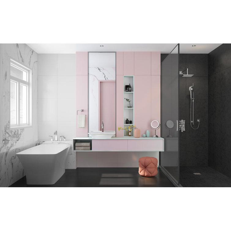 Ravello 24" White Stone Rectangular Vessel Sink