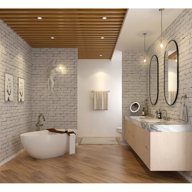 Corvara 59" White Cast Iron Freestanding Soaking Bathtub