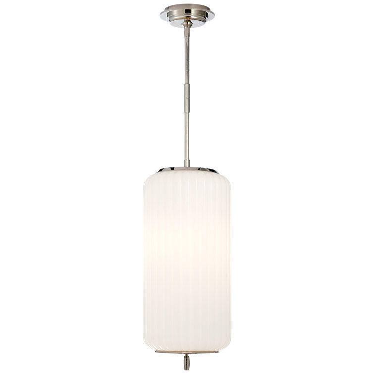 Eden Polished Nickel 21" Indoor/Outdoor 3-Light Pendant