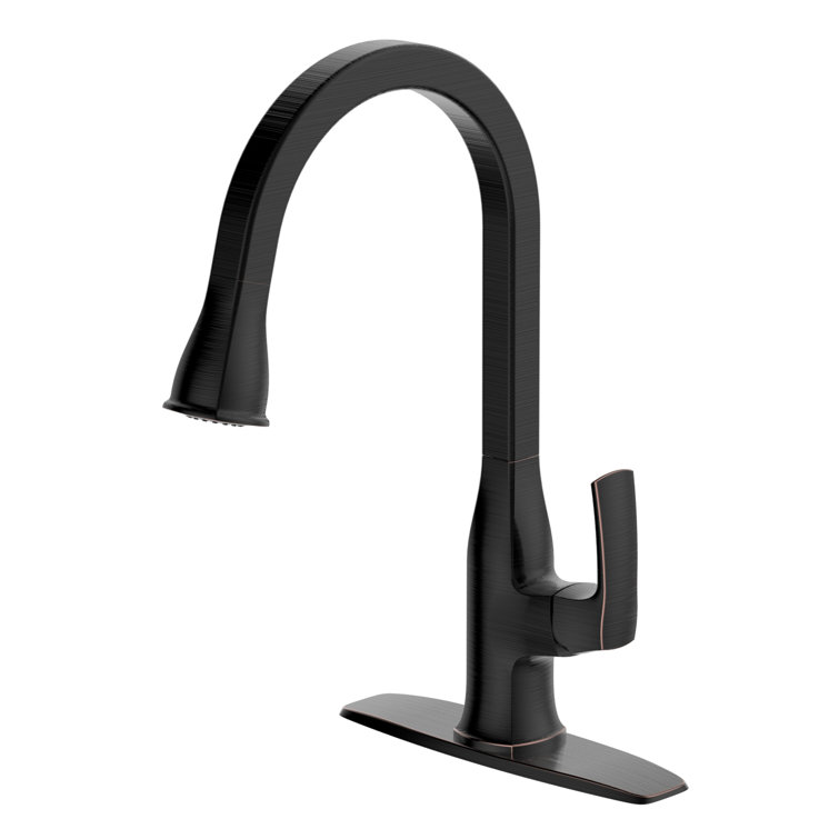 Cardania Oil-Rubbed Bronze Pull-Down Kitchen Faucet