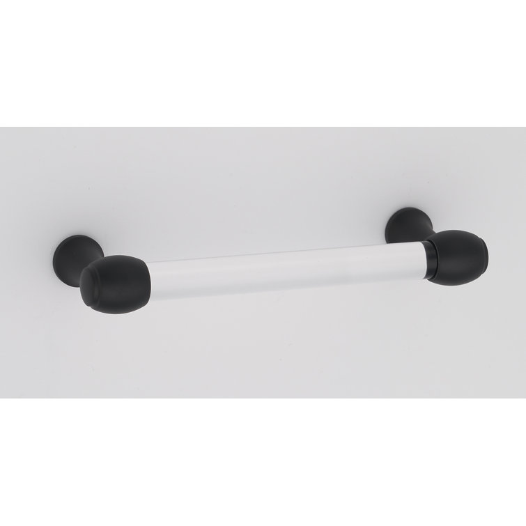 Matte Black Acrylic Bar Pull with Mounting Hardware
