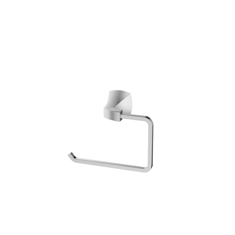 Cardania Polished Chrome Wall Mounted Towel Ring
