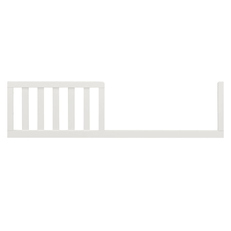 Warm White Wooden Toddler Bed Conversion Kit