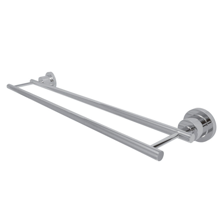 Concord 24-Inch Polished Chrome Dual Towel Bar