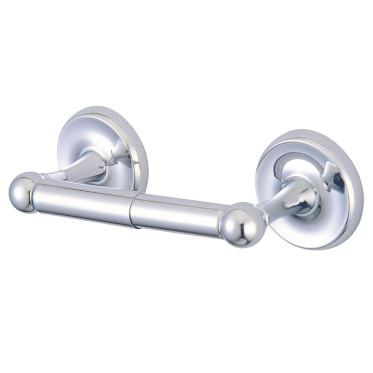 Polished Chrome Brass Wall Mounted Toilet Paper Holder