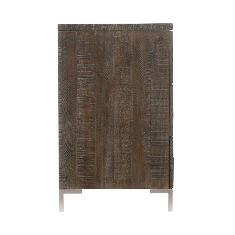 Haines Transitional Double Dresser with 6 Drawers in Sable Brown