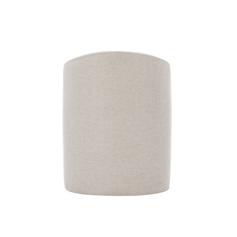 Finch Transitional Upholstered Parsons Arm Chair in Beige