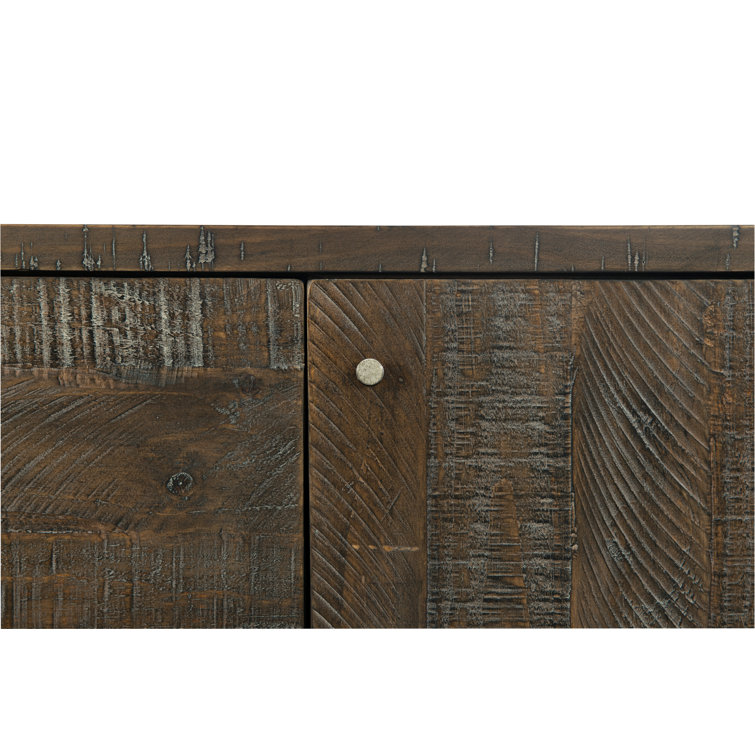 Payson Transitional 64'' Brown Solid Pine Sideboard