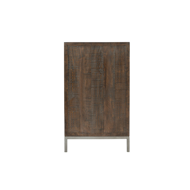 Eastman 84'' Gray and Brown Pine Media Console