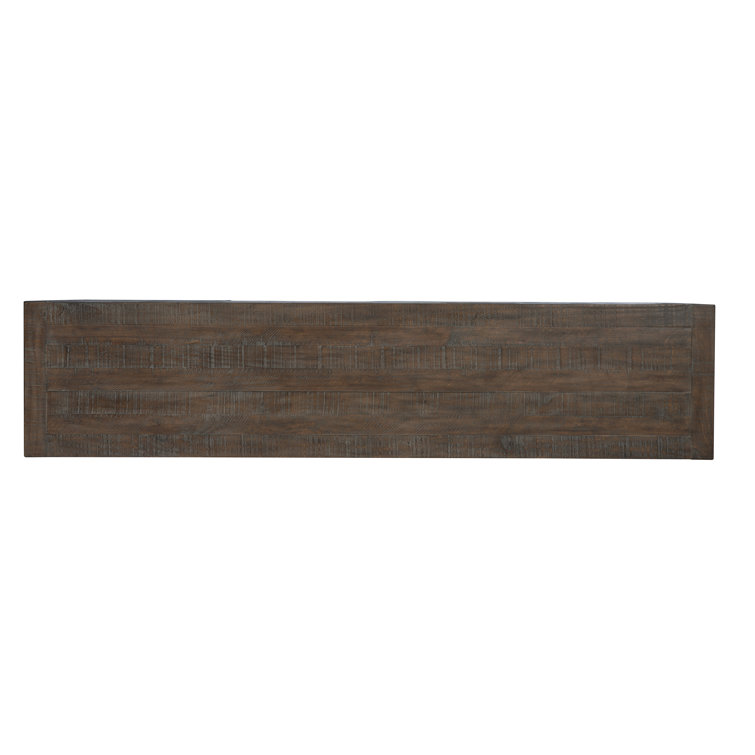 Eastman 84'' Gray and Brown Pine Media Console