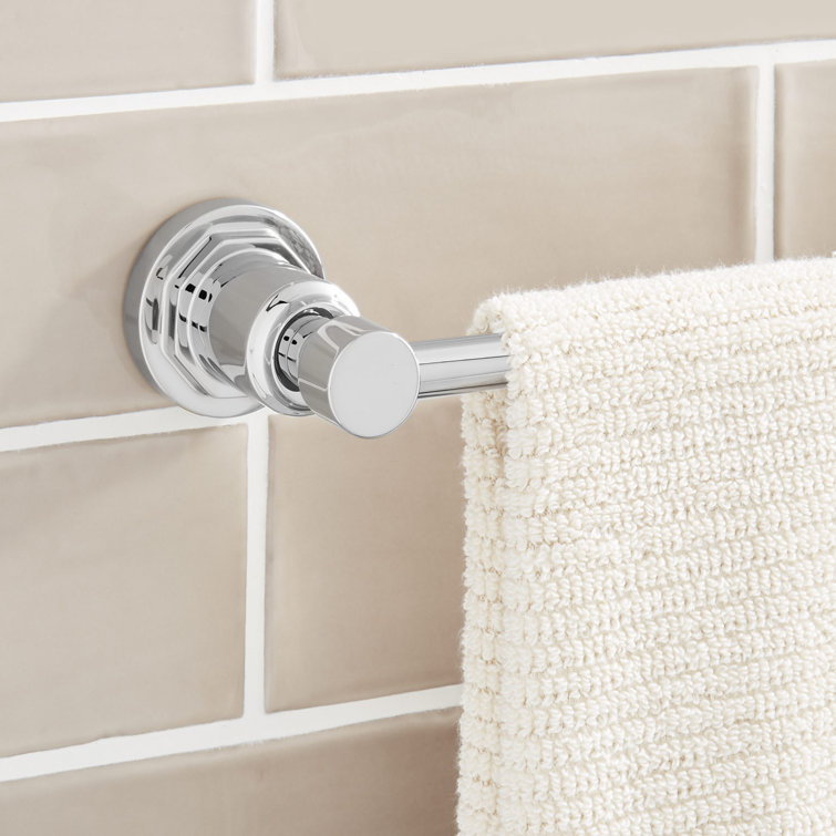 Greyfield 24" Chrome Wall Mounted Single Towel Bar