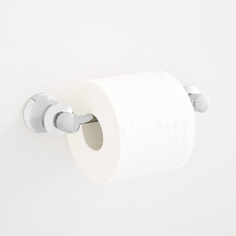Chrome Round Wall Mounted Toilet Paper Holder