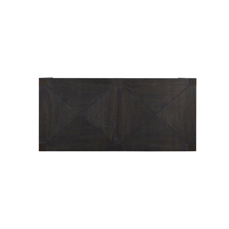 Beckett Dark Gray Cerused Extendable Rectangular Dining Table