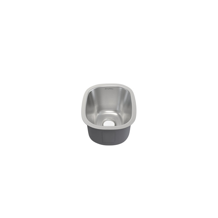 Toulouse 15" Stainless Steel Single Basin Undermount Kitchen Sink