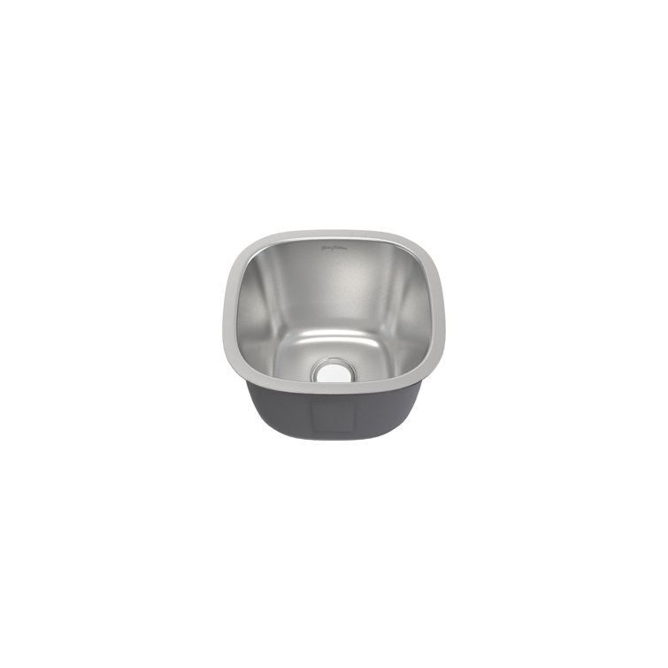 Toulouse 16 x 16 Stainless Steel Single Basin Undermount Kitchen Sink