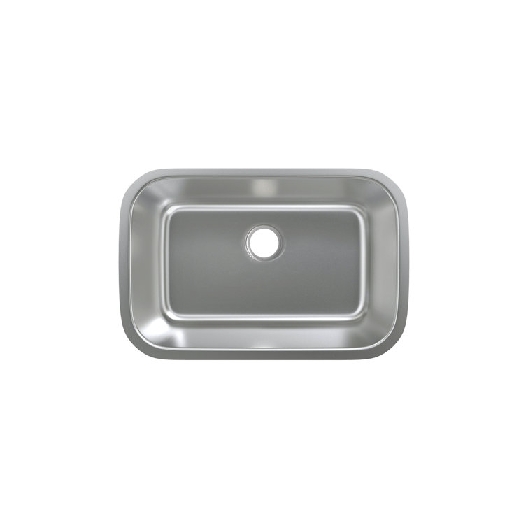 Toulouse 27 x 18 Stainless Steel Single Basin Undermount Kitchen Sink