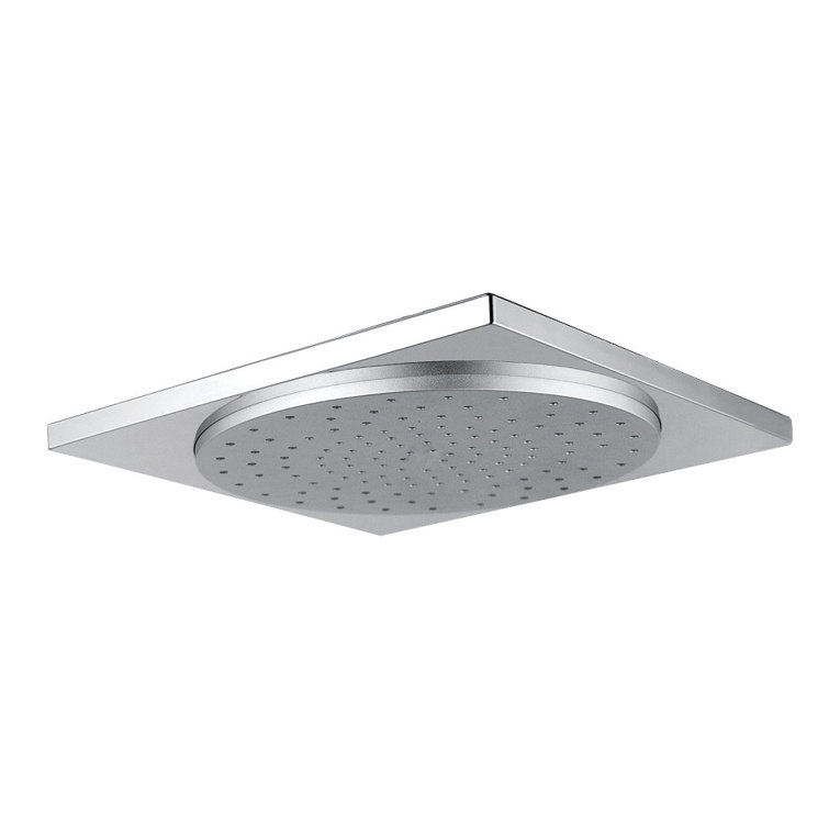 Polished Chrome 12-Inch Square Rain Shower Head