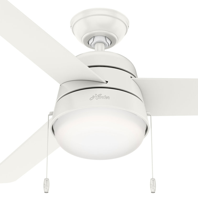 Aker 52" Fresh White 3-Blade LED Ceiling Fan with Reversible Blades