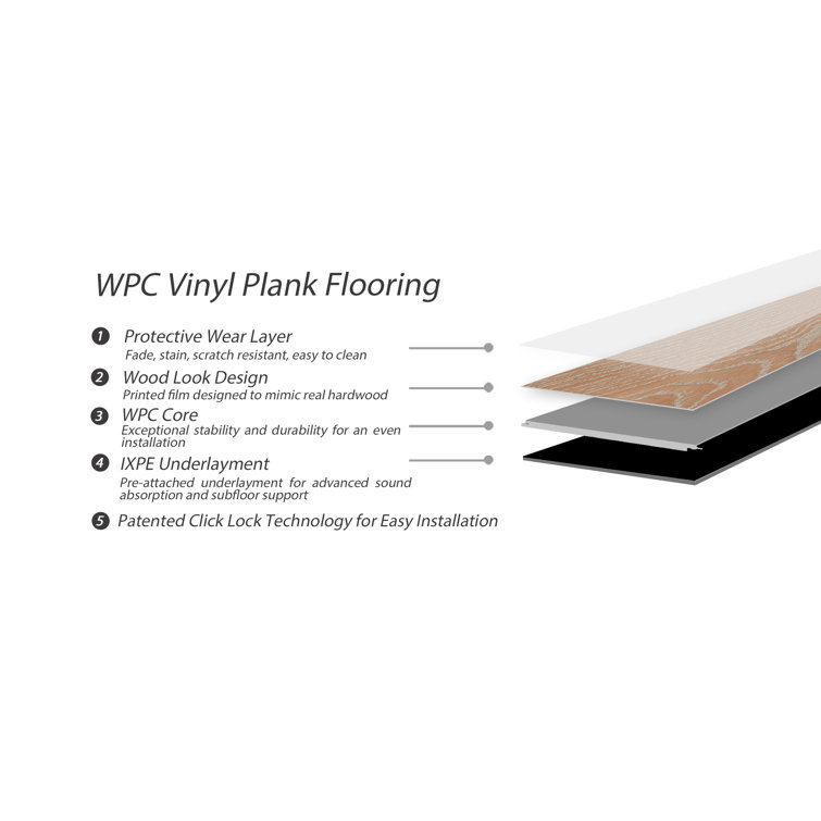 9" x 60" Concept Oak Waterproof Vinyl Plank Flooring