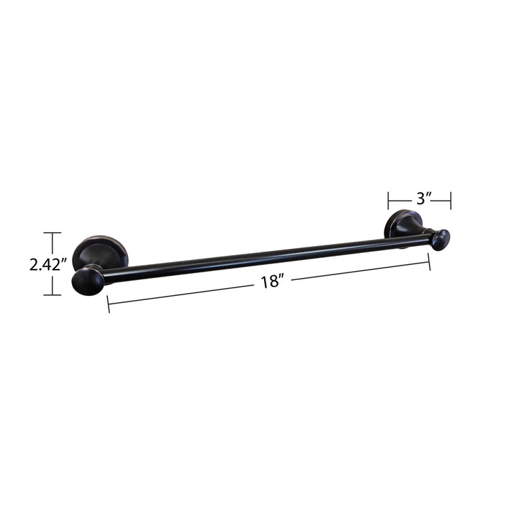 London 18'' Oil-Rubbed Bronze Wall Mounted Towel Bar