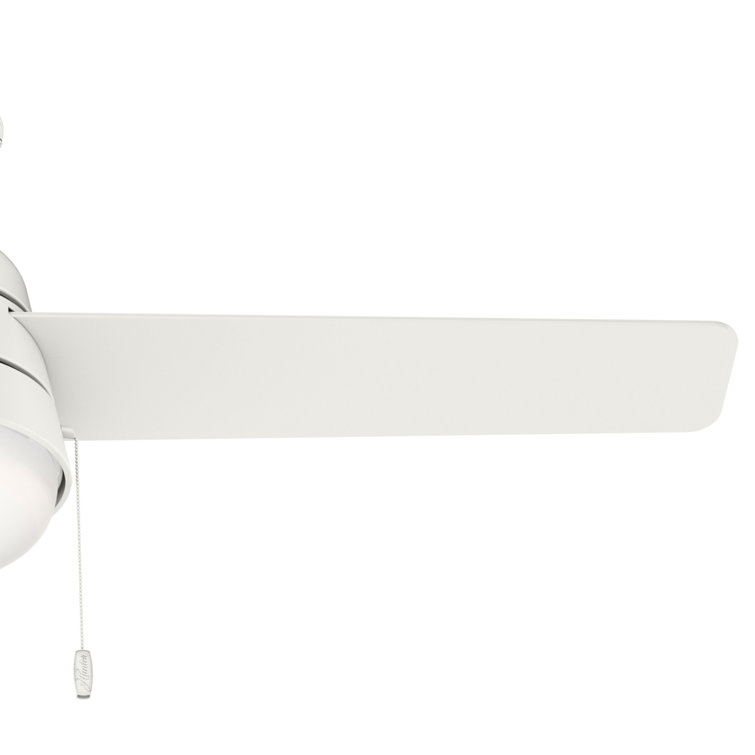 Aker 52" Fresh White 3-Blade LED Ceiling Fan with Reversible Blades