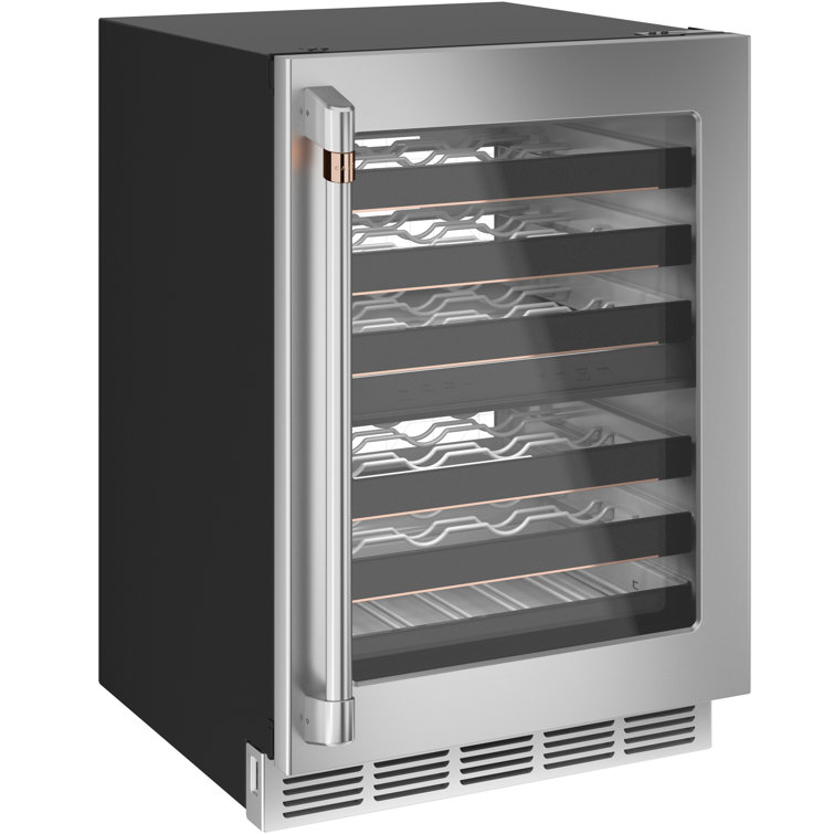 Elegant 46-Bottle Dual Zone Wine & Beverage Cooler with LED Lighting