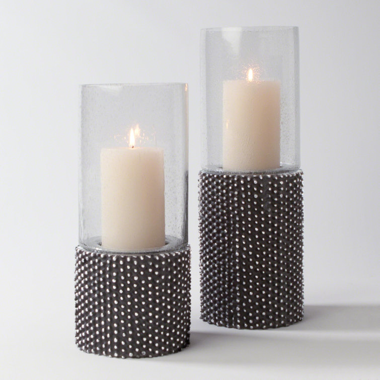 Tropical Jackfruit Texture Small Hurricane Candle Holder