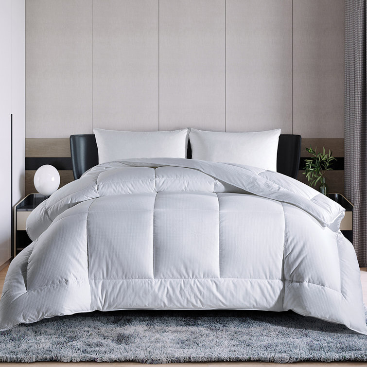 White Twin Organic Cotton All Season Comforter