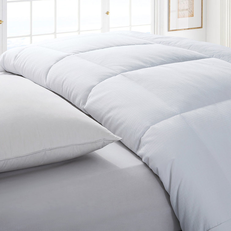 White Twin Organic Cotton All Season Comforter