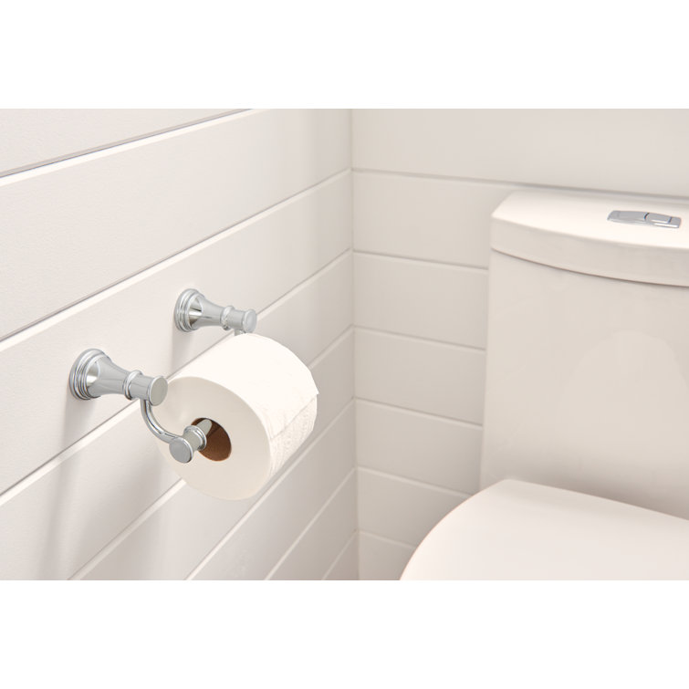 Belfield Polished Nickel Wall Mount Toilet Paper Holder